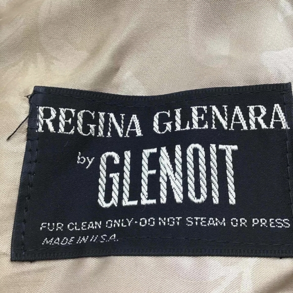 Regina Glenara by glenoit Brown Fur Coat Sz Small - Picture 3 of 6